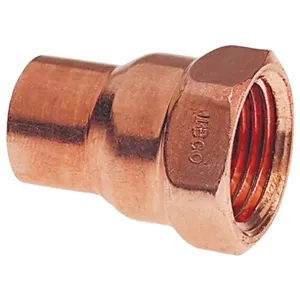 NIBCO 9024450 Adapter, 3/8 x 3/4 Inch Size, Copper | BU4PQK