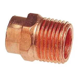 NIBCO 9030150 Adapter, 1/8 x 1/4 Inch Size, Copper | BU4RBA