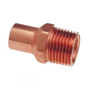 NIBCO 9034300CB Adapter, 1 Inch Size, Copper | BU4RDU