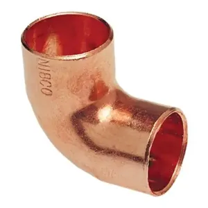 NIBCO 9056450 Elbow, 2 x 1-1/2 Inch Size, Copper | BU4RJG