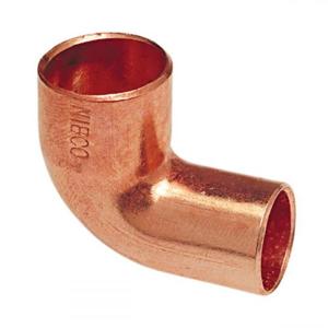 NIBCO 9059050CB Close Rough Elbow, 3/8 Inch Size, Copper | BU4RJN