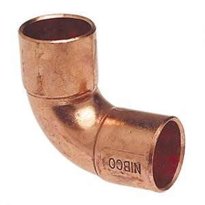 NIBCO 9070650 Intermediate Radius Elbow, 1 Inch Size, Copper | BU4RLG