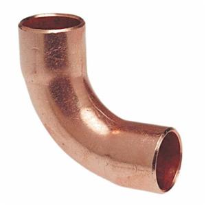 NIBCO 9077650CB Long Radius Elbow, 1/4 Inch Size, Copper | BU4RLV