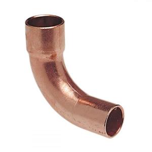 NIBCO 9080350CB Long Radius Elbow, 5/8 Inch Size, Copper | BU4RPA