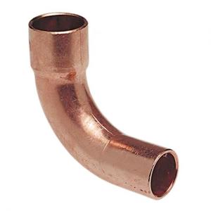 NIBCO 9080150 Long Radius Elbow, 3/8 Inch Size, Copper | BU4MUB