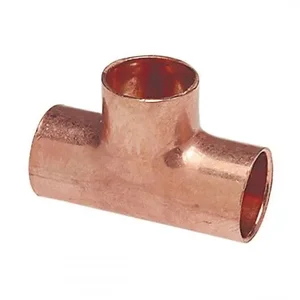 NIBCO 9099750CB Tee, 1 x 3/4 x 3/4 Inch Size, Copper | BU4RYB