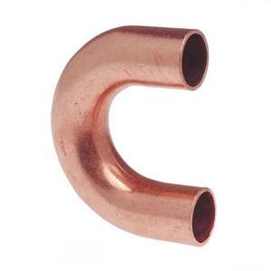 NIBCO 9292100CB Return Bend, 3/8 Inch Size, C End Style, Copper | BU4TMU