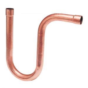 NIBCO 9800120 Suction Line P-Trap, 5/8 Inch Size, Wrot Copper, C Connection | BU4TUL
