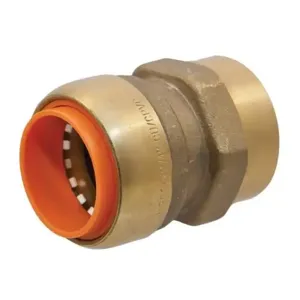 NIBCO B024950PE Adapter, 3/4 Inch Size, Brass | BU4TVG