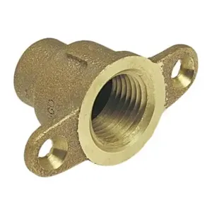 NIBCO B029750 Drop Adapter With Outlet Temperature Gauge, 1/2 Inch Size, Bronze | BU4PWU