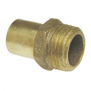 NIBCO B035650 Hose Adapter, 3/4 Inch Size, Bronze | BU4PXC