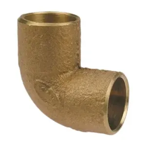 NIBCO B05605L Close Rough Reducing Elbow, 1-1/4 x 3/4 Inch Size, Bronze | BU4TRA