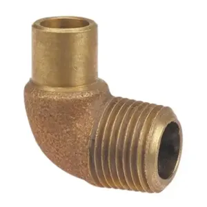 NIBCO B062550 Elbow, 1/2 Inch Size, Bronze | BU4QAP