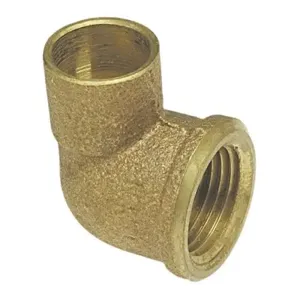 NIBCO B063950 Elbow, 1/2 x 3/4 Inch Size, Bronze | BU4QBB