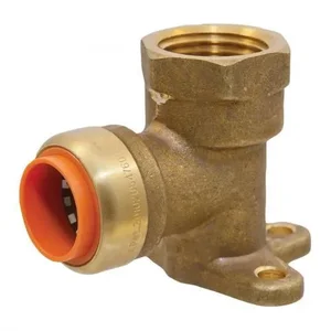 NIBCO B066850PG Drop-Ear Elbow, 1/2 Inch Size, Brass | BU4TRU