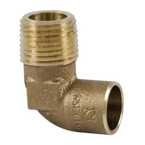 NIBCO B07000L Elbow, 1/2 x 3/4 Inch Size, Bronze | BU4TTJ