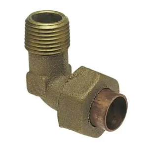 NIBCO B072950 Union Elbow, 1-1/4 Inch Size, Bronze | BU4QBK