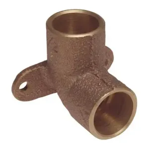 NIBCO B073600 Drop Elbow, 3/4 Inch Size, Bronze | BU4MRJ