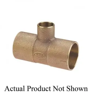 NIBCO B106500 Tee, 2-1/2 x 1/2 x 2-1/2 Inch Size, Bronze | BU4PYT