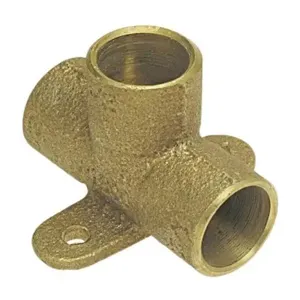 NIBCO B132100 Drop Tee, 1/2 Inch Size, Bronze | BU4PXY