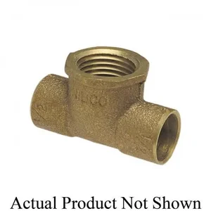 NIBCO B145550 Tee, 3/8 Inch Size, Bronze | BU4PZC