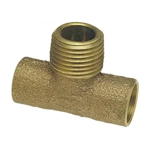 NIBCO B154550 Tee, 3/4 Inch Size, Bronze | BU4PZM