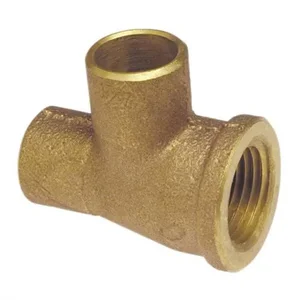 NIBCO B160200 Tee, 1 Inch Size, Bronze | BU4PZX