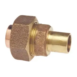 NIBCO B257200 Union, 1 Inch Size, Fitting x C End Style, Bronze | BU4QEZ