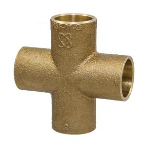NIBCO B27110L Pipe Cross, 1 Inch Size, Bronze | BU4MZC