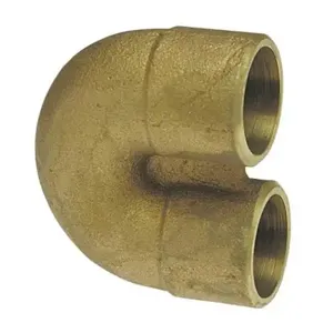 NIBCO B292250 Return Bend, 3/4 Inch Size, C End Style, Bronze, Import | BU4QFW