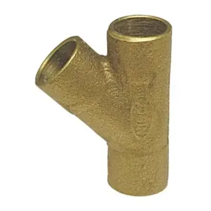 NIBCO B345350 Wye, 45 Degree, 3/4 Inch Size, C x C x C End Style, Bronze, Import | BU4NBE