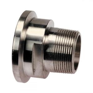 NIBCO C128830P Transition End Connector, 1-1/4 Inch Size, MNPT End Style, Stainless Steel | BU4TZD