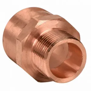 NIBCO C604 1/2x3/8 Reducing Adapter Wrot Copper C x Mnpt | AE4YJK 5P027