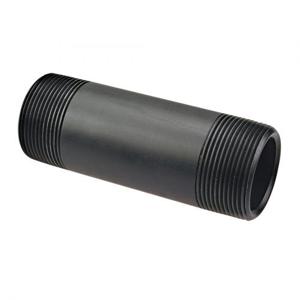 NIBCO CC06900 Pipe Nipple, 1 Inch Dia., 6 Inch Length, MNPT End Style, Polypropylene, Black | BU4VYK