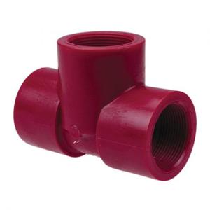 NIBCO CD02150 Pipe Tee, 1-1/2 Inch Size, FNPT End Style | CB6CUH