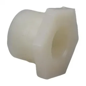 NIBCO CE03300 Flush Reducing Bushing, 3/4 x 1 Inch Size, MNPT x FNPT End Style, PVDF | BZ8CDY