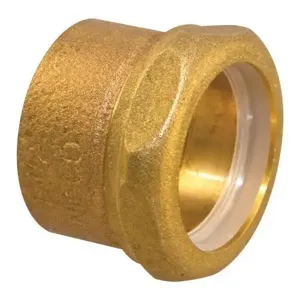 NIBCO E018050 DWV Trap Adapter, 1-1/2 Inch Size, Bronze | BU4NDR