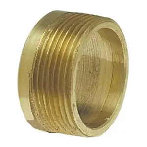 NIBCO E022150 DWV Flush Adapter, 2 Inch Size, Bronze | BU4QDA