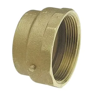 NIBCO E025100 DWV Adapter, 4 Inch Size, Bronze | BU4QDK