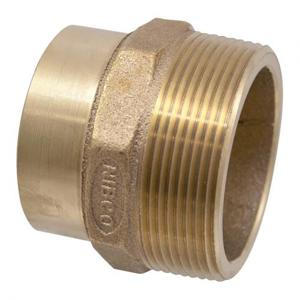 NIBCO E032100 DWV Adapter, 2 Inch Size, Bronze | BU4QDT