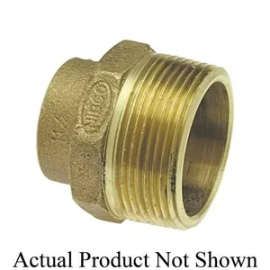 NIBCO E034050 DWV Trap Adapter, 1-1/4 x 1-1/2 Inch Size, Bronze | BU4QDY