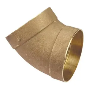 NIBCO E042700 DWV Elbow, 4 Inch Size, Bronze | BU4QGK