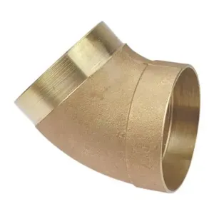 NIBCO E044200 DWV Elbow, 4 Inch Size, Bronze | BU4QGQ