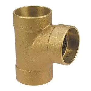 NIBCO E098700 DWV Tee, 3 Inch Size, Bronze | BU4QHN