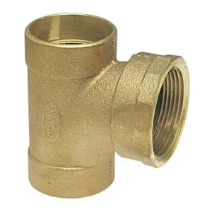 NIBCO E112050 DWV Tee, 1-1/2 Inch Size, Bronze | BU4QHU