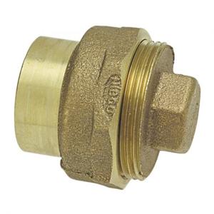 NIBCO E169100 Cleanout With Plug, 1-1/2 Inch Size, Bronze | BU4QJP
