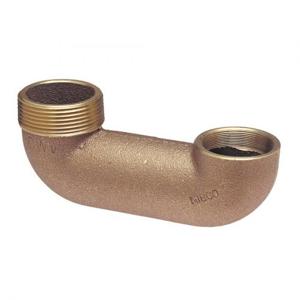 NIBCO E517200 Trap Upturn, 1-1/2 Inch Size, Male x Slip joint End Style, Bronze | BU4QMZ