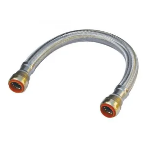 NIBCO FX0018034 Flexible Connector, 3/4 Inch Size, 18 Inch Length, 200 Psi | BU4WGH