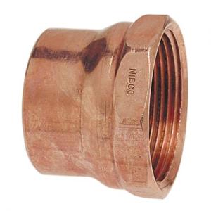 NIBCO H024500 DWV Adapter, 1-1/2 Inch Size, Copper | BU4RBZ