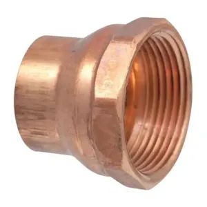 NIBCO H026000 DWV Adapter, 1-1/4 Inch Size, Copper | BU4RDA